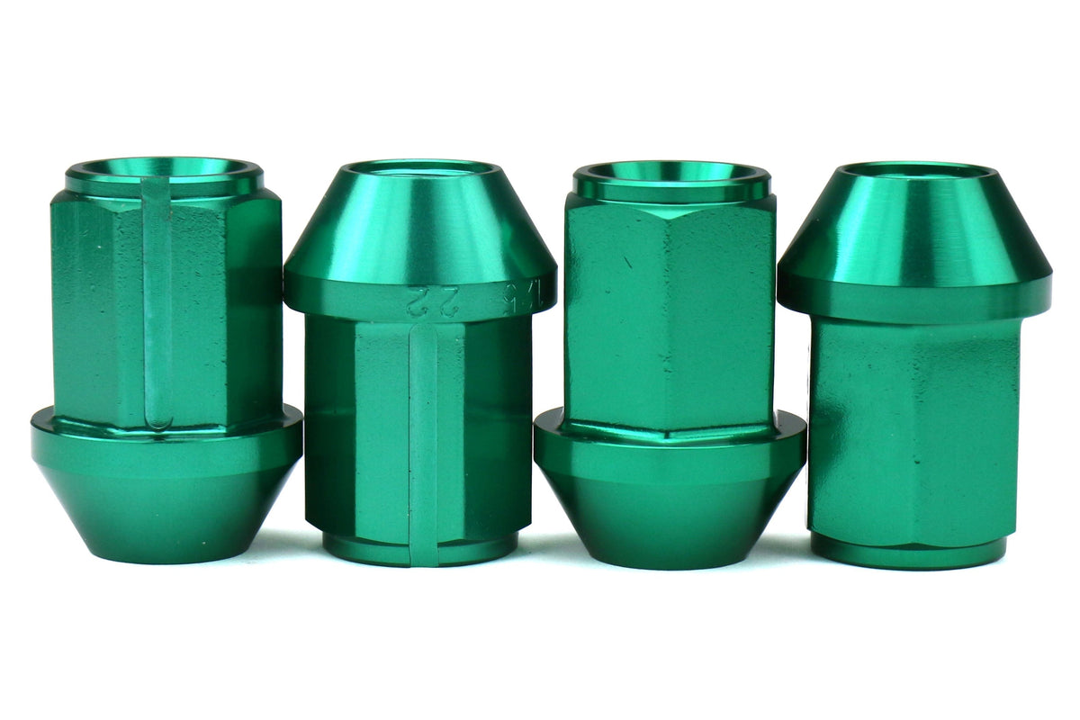 Project Kics Project Leggdura Racing Light Green Lug Nuts 12x1.25 - Universal