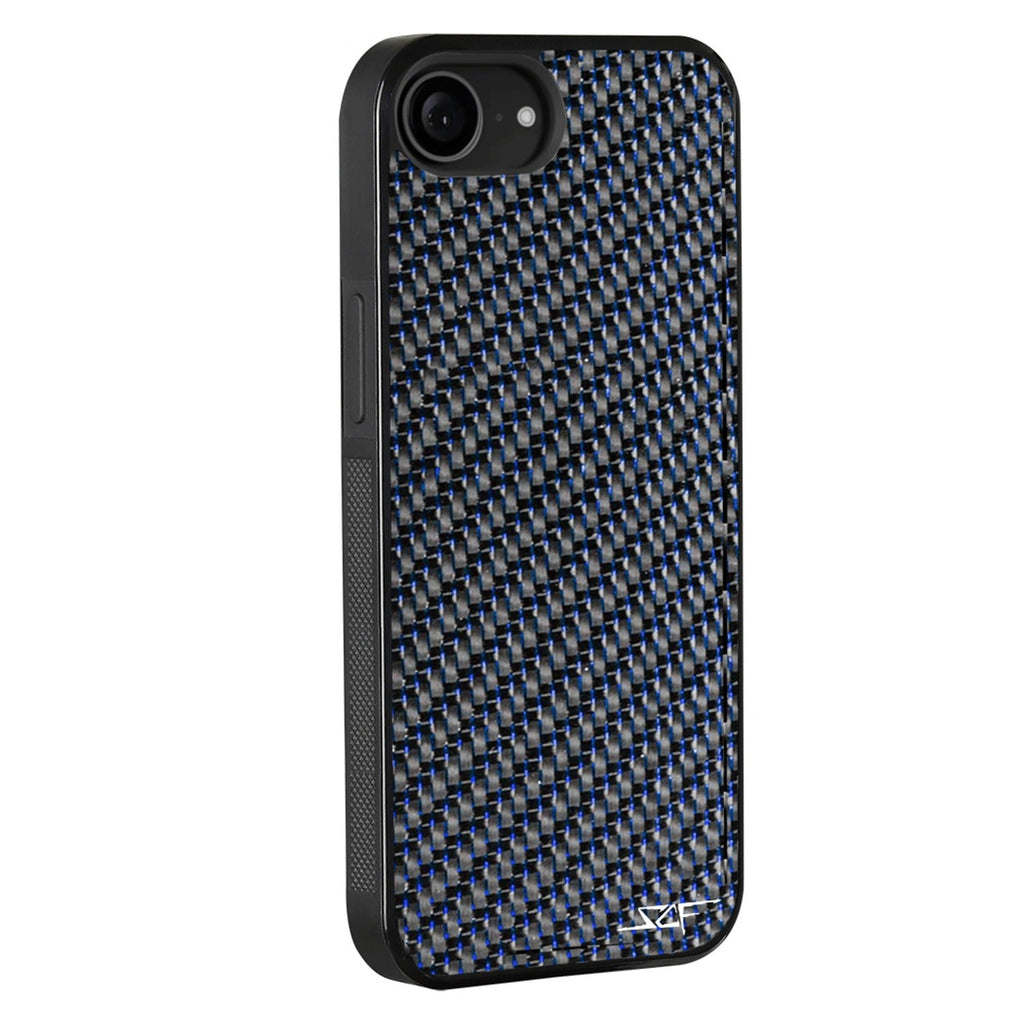 iPhone | Blue Lace Carbon Fiber Case | CLASSIC Series