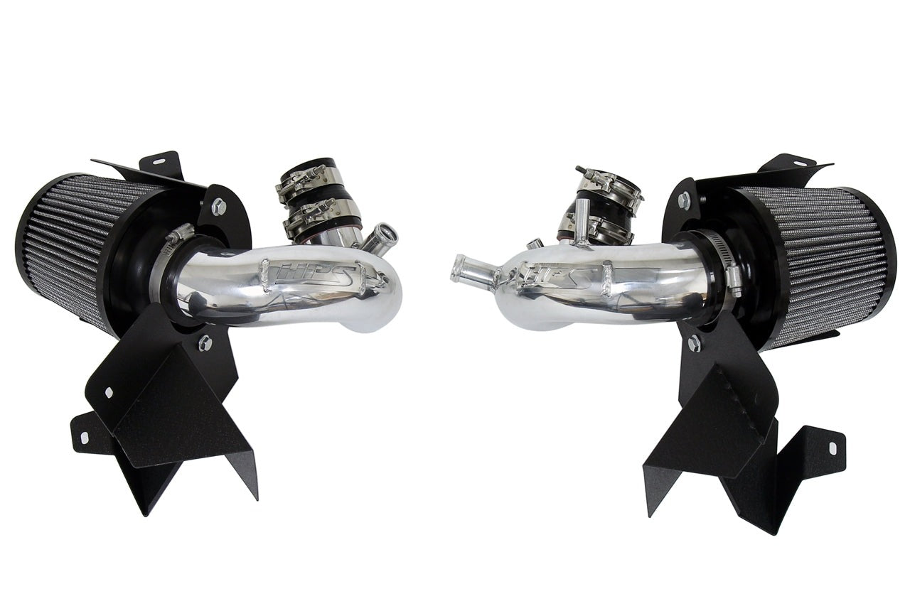 HPS Shortram Air Intake Kit 2018-2024 Kia Stinger 3.3L V6 Twin Turbo, Includes Heat Shield, 827-672
