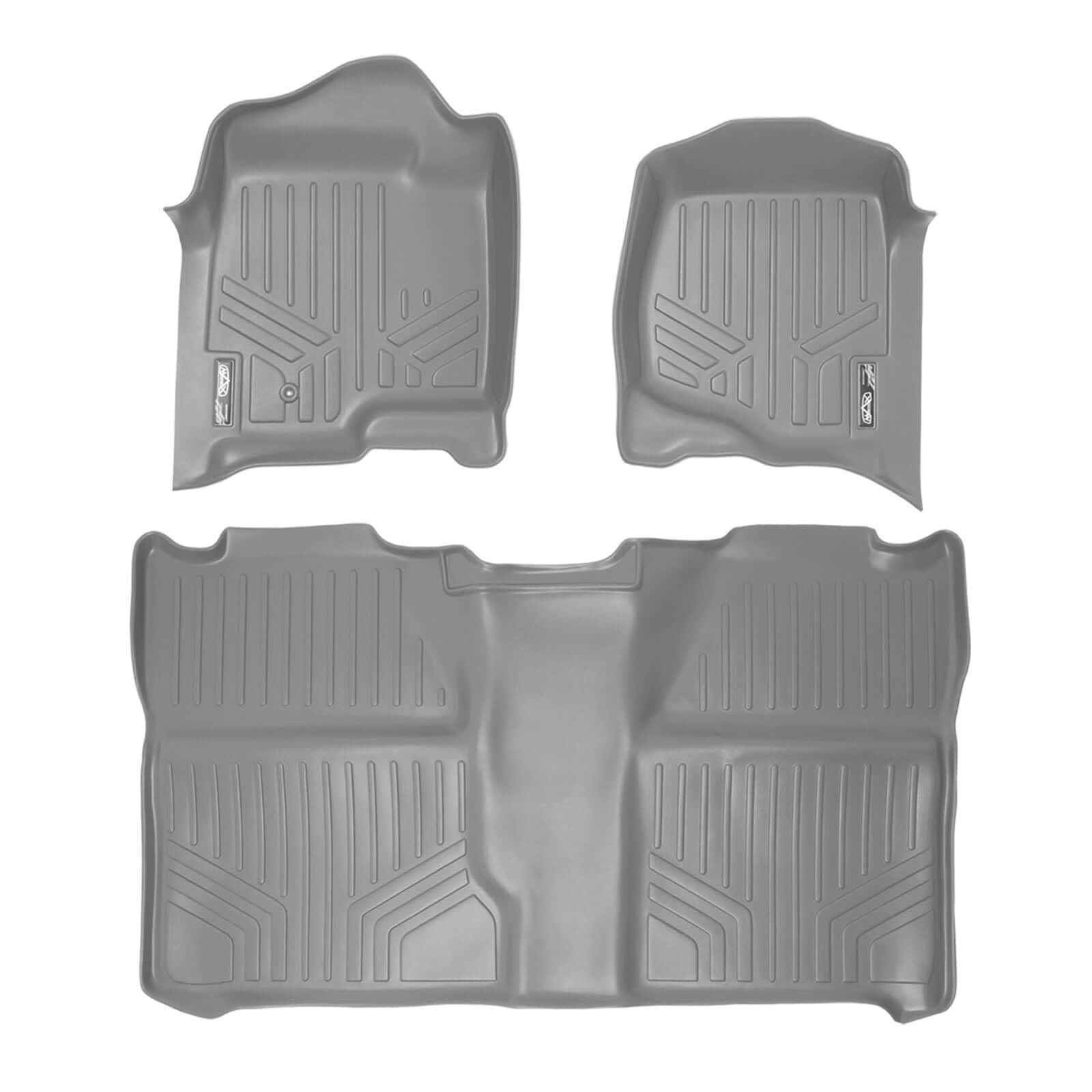 Smart TrimTM Floor Liners For 2007-2013 Silverado/Sierra 1500 Crew Cab - 2007-2014 2500/3500 HD Crew Cab
