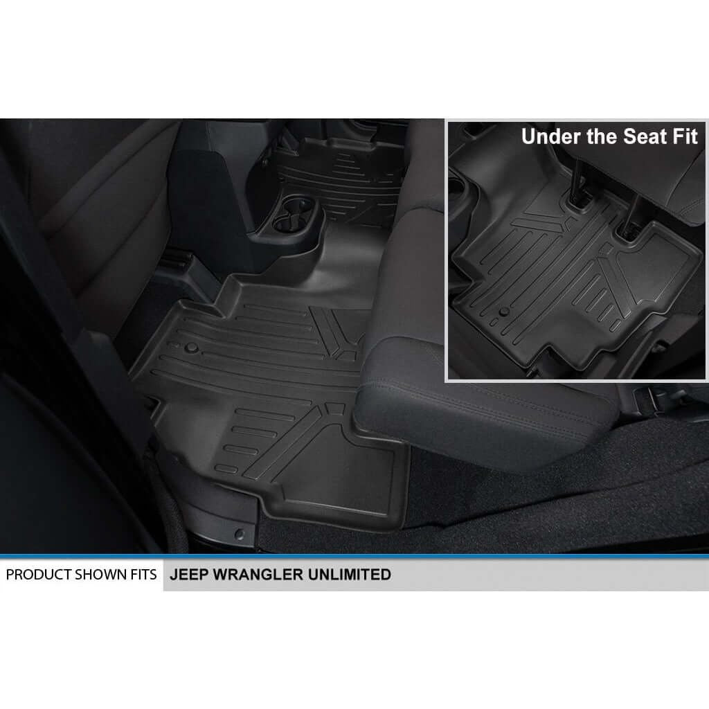Smart TrimTM Floor Liners For 2015-2018 Jeep Wrangler Unlimited (JK Old Body Style Only)