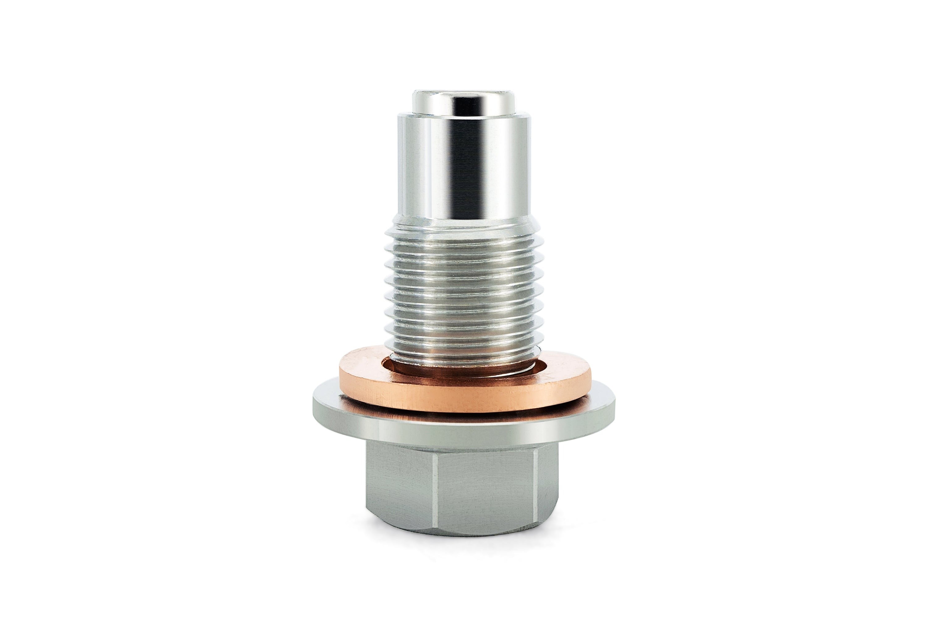 HPS Performance Stainless Steel Magnetic Oil Drain Plug Bolt for Pontiac