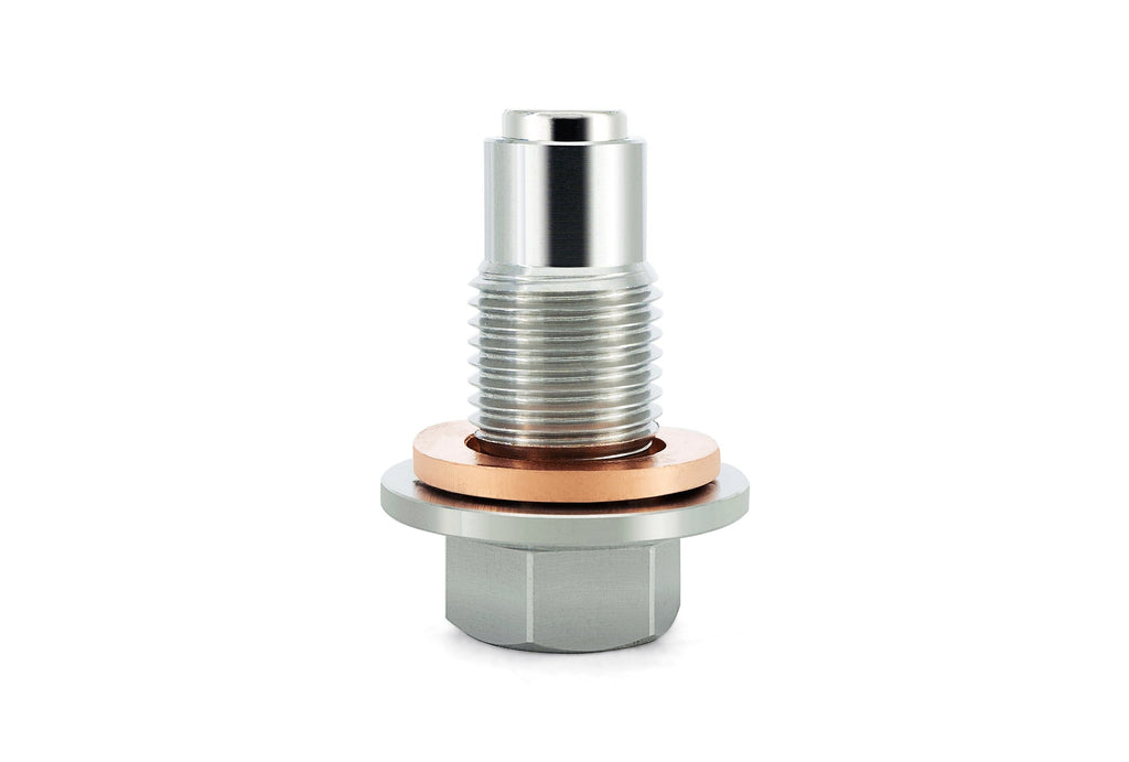 HPS Performance Stainless Steel Magnetic Oil Drain Plug Bolt for Pontiac