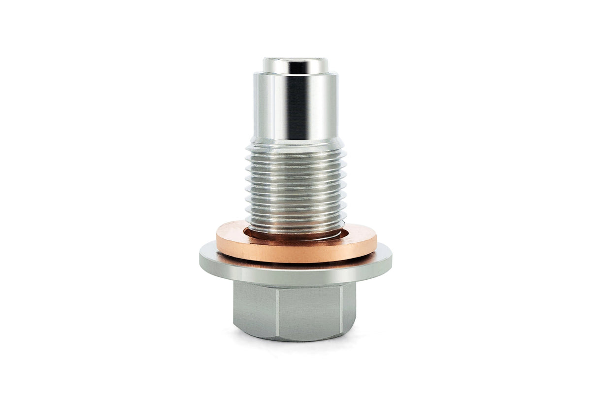 HPS Performance Stainless Steel Magnetic Oil Drain Plug Bolt for Pontiac