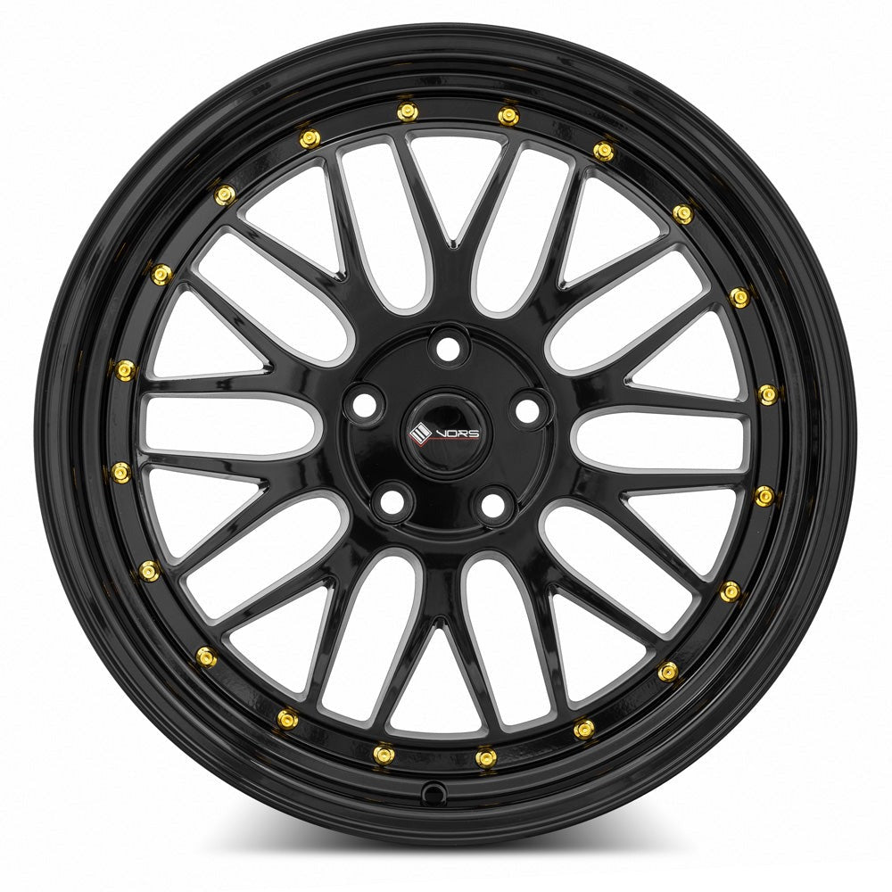 VORS VR8 18" 4x114.3 Gloss Black