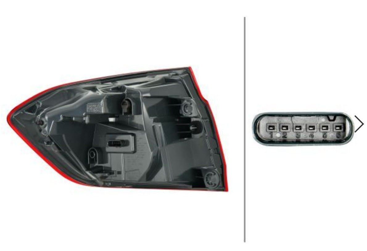 BMW F30 3-Series Tail Light Assembly By TYC 63217369115 or 63217369116 (2016-2018)