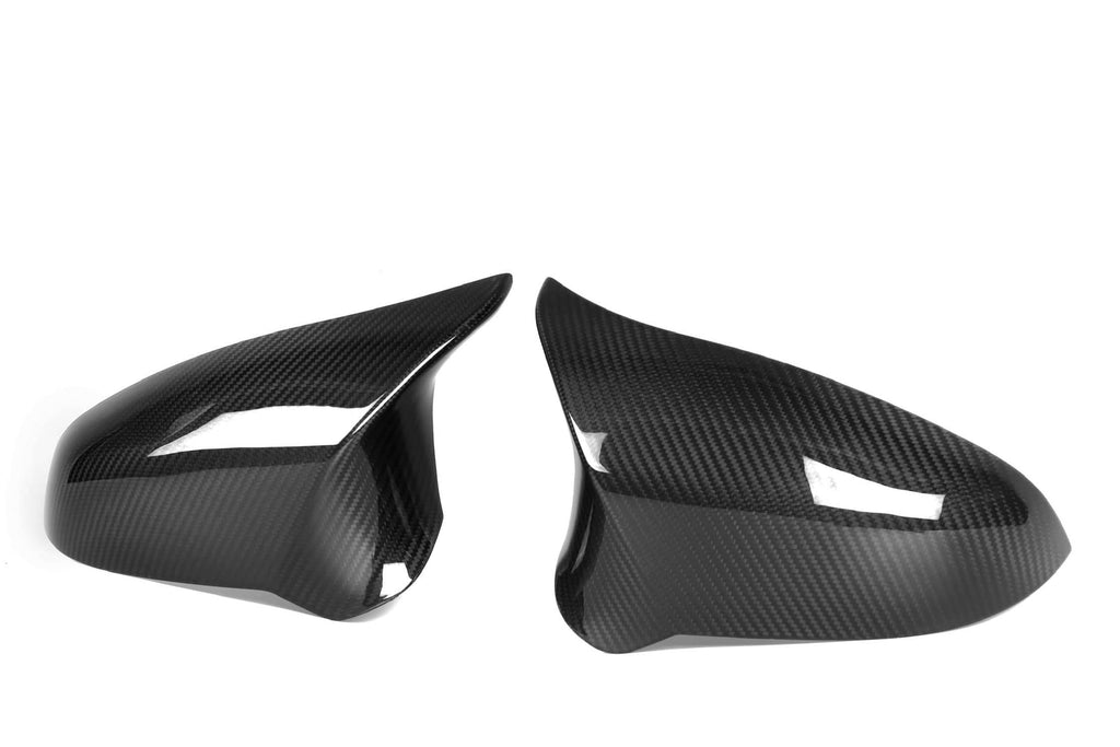 M2/M3/M4 F8x OEM Style Dry Carbon Fiber Mirror Cover LHD Replacements