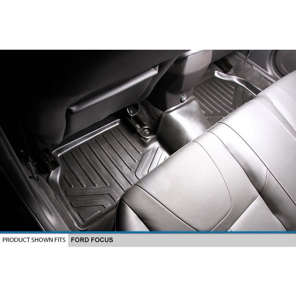 SMARTLINER Custom Fit Floor Liners For 2012-2018 Ford Focus Hatchback (No SR Models)