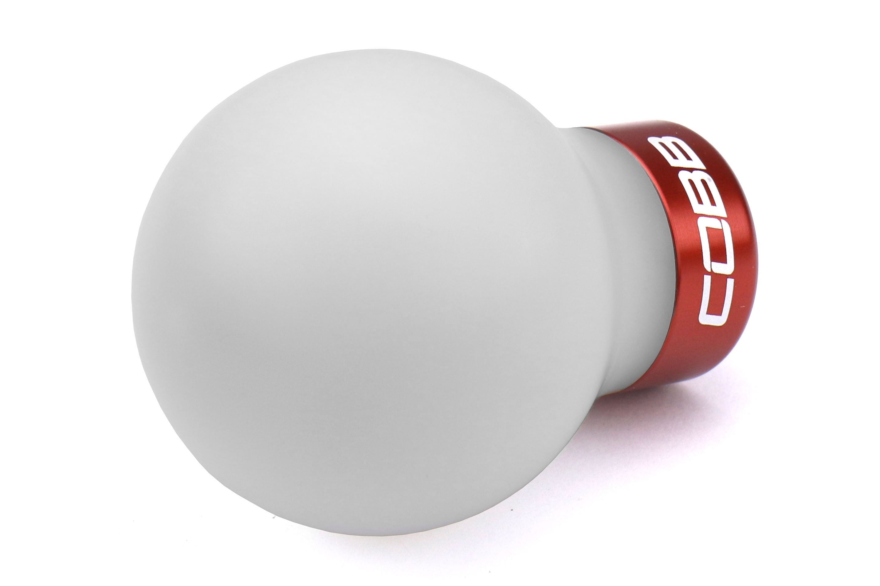 COBB Tuning Delrin Shift Knob White/Red 6MT - Subaru 6MT Models (inc. 2004+ STI / 2015+ WRX)