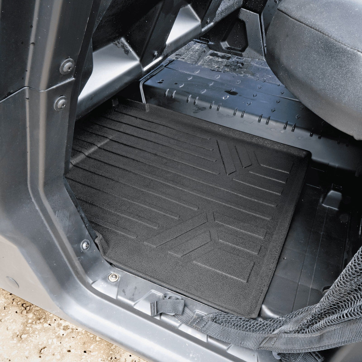 SMARTLINER OUTDOORSTM Rugged Rubber Floor Liners For 2016-2026 Can-Am Defender (6 Seater)