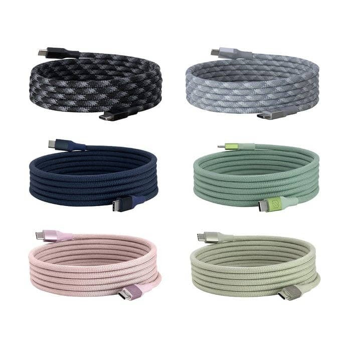 Scosche MagStack 6 ft Magnetic USB-C to USB-C Charging Cable