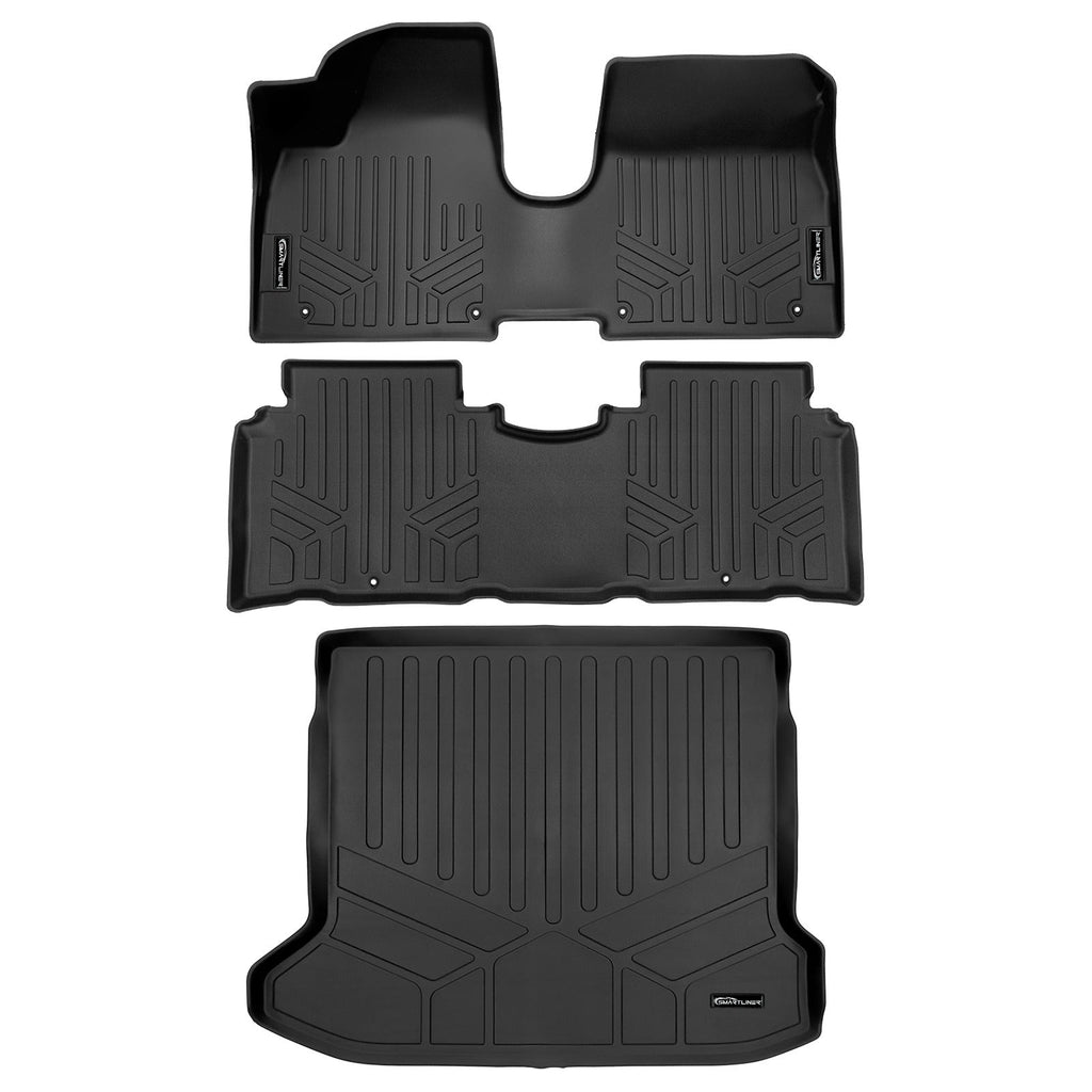 SMARTLINER Floor Liners for 2022-2024 Hyundai IONIQ 5 With fixed console