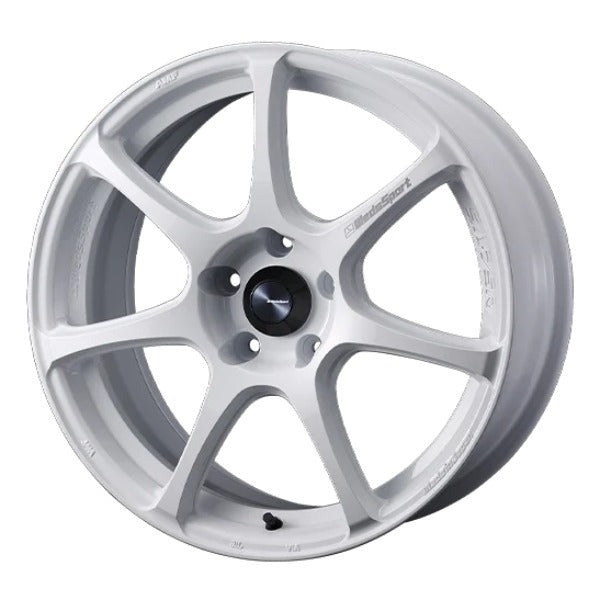 WedsSport SA-75R White (Face: 3) 18x9.5 +45 5x100 (Single Wheel) - 2013-2024 Subaru BRZ / Scion FR-S / Toyota GR86 / 2014-2024 Subaru Forester