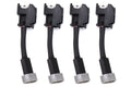 Fuel Injector Clinic Injector Plug Adaptors - US Car/EV6 (Female) to Denso (Male) Set of 4 - Universal