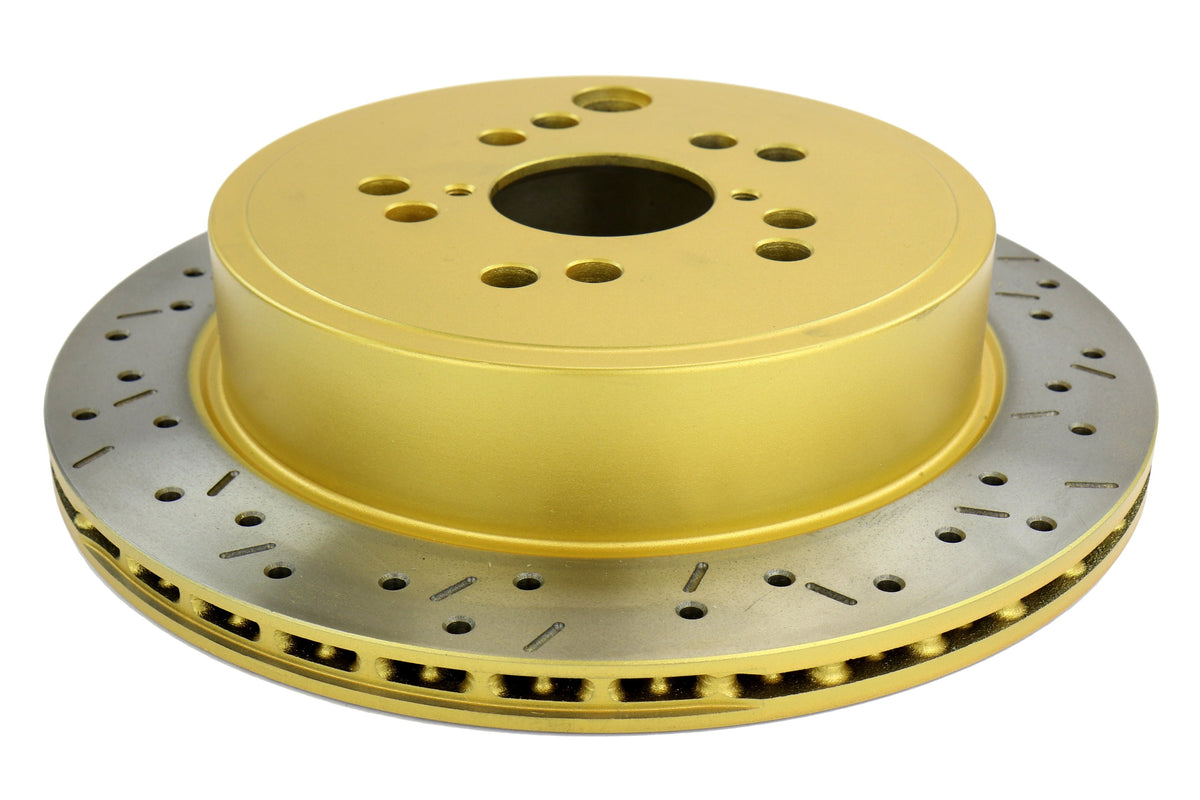 DBA 4000 Drilled/Slotted Rotor Single Rear - 2013-2016 Scion FR-S / 2013-2020 Subaru BRZ / 2017-2019 Toyota 86