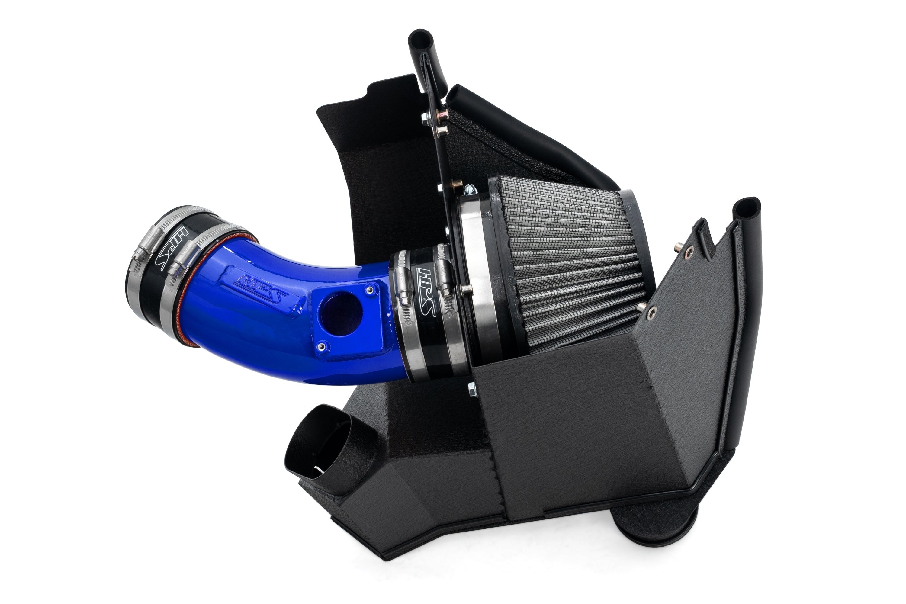 HPS Performance Air Intake Kit with Heat Shield, 2021-2025 Acura TLX Type S 3.0L Turbo, Blue, 827-783BL