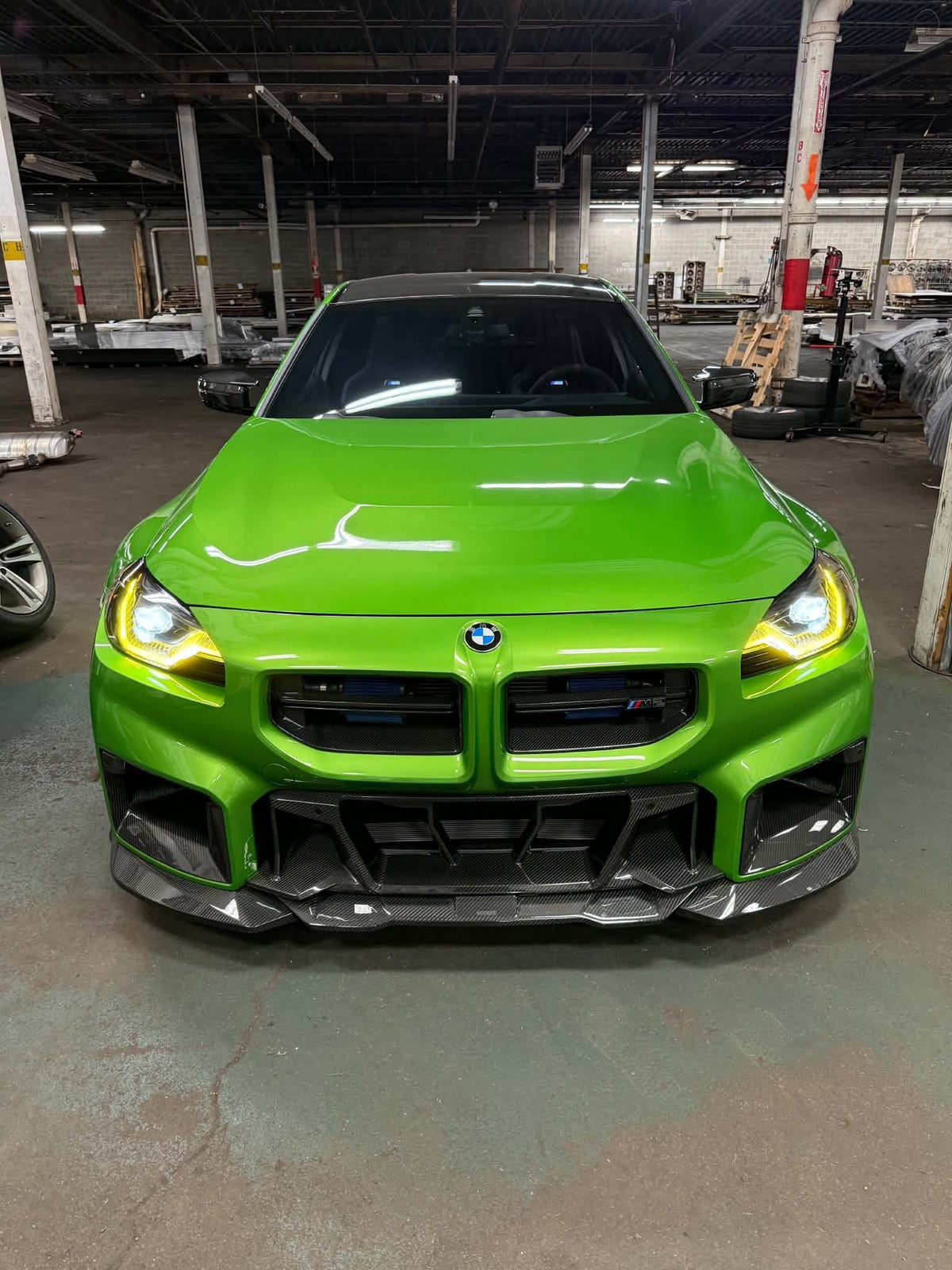 G87 SQ-C Style Dry Carbon Fiber Front Grill