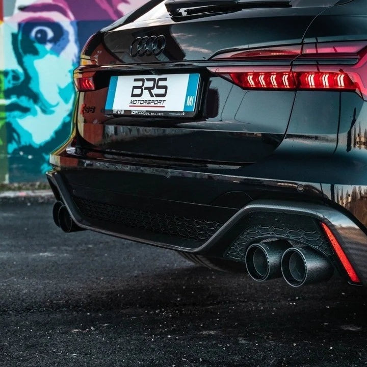 Capristo ECE Valved Exhaust w/ Carbon Tips (OE Actuators) - Audi / C8 / RS6 / RS7