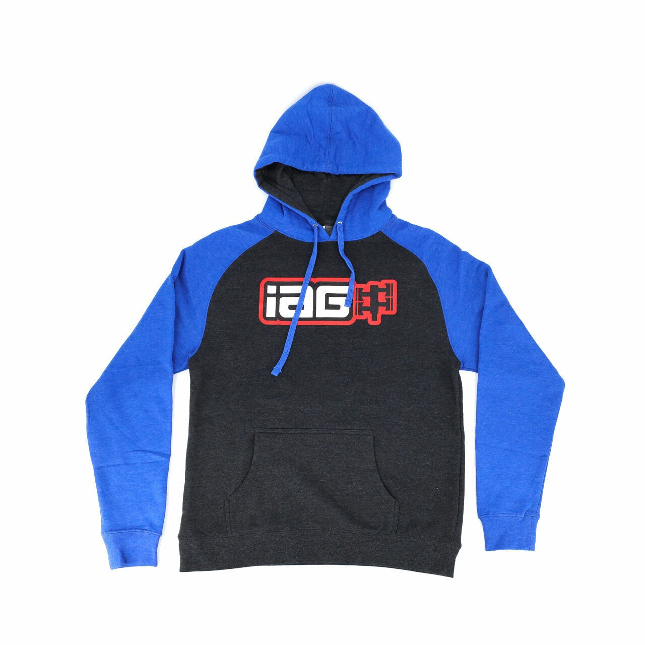 IAG Performance IAG Boxer Logo Hoodie / Black and Blue / Size - L