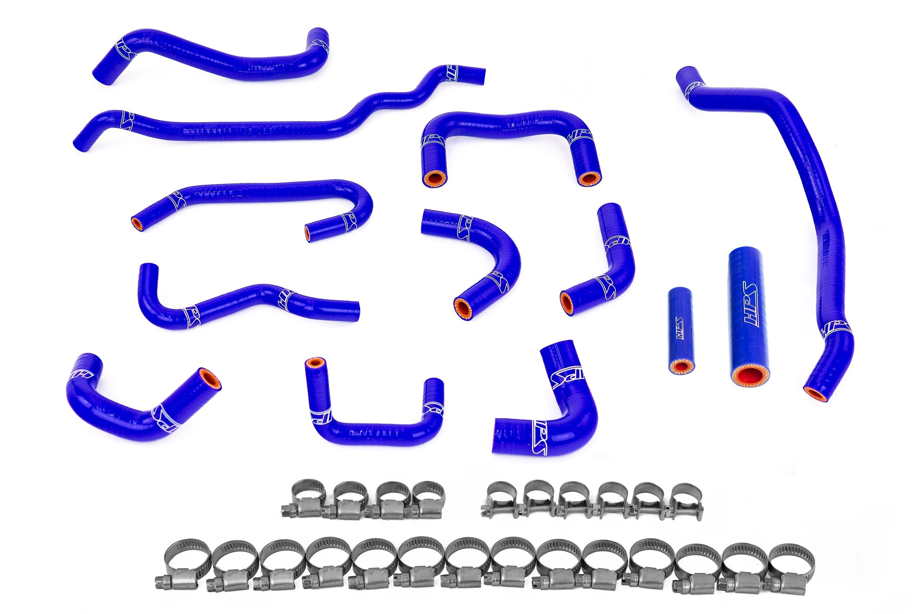 HPS Silicone Ancillary Coolant Hose Kit 2008-2014 Subaru Impreza WRX 2.5L Turbo Manual Trans, 57-2131A