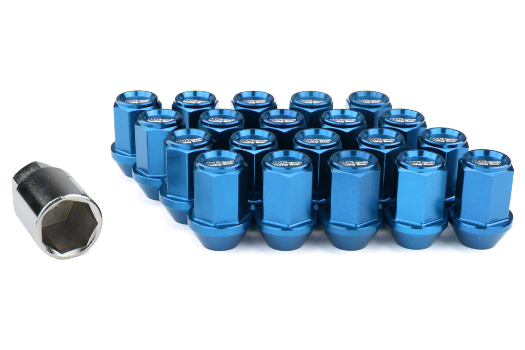 Project Kics Leggdura Racing Lug Nuts Blue M12X1.25 - Universal