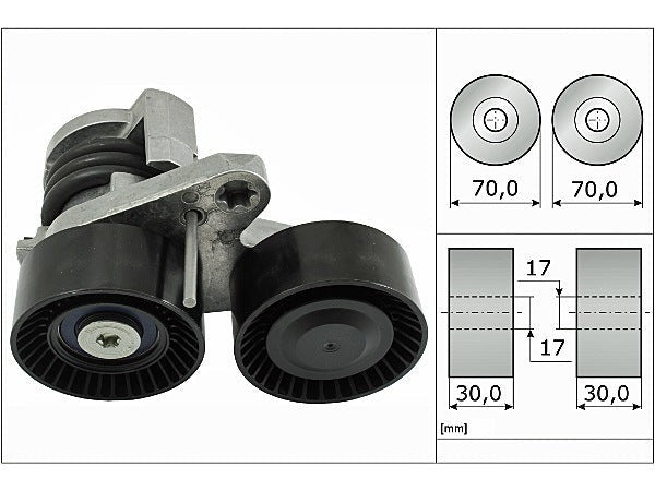 BMW E9X 335i & 335i xDrive Engine Belt Tensioner OEM 11287582946 (2011-2013)