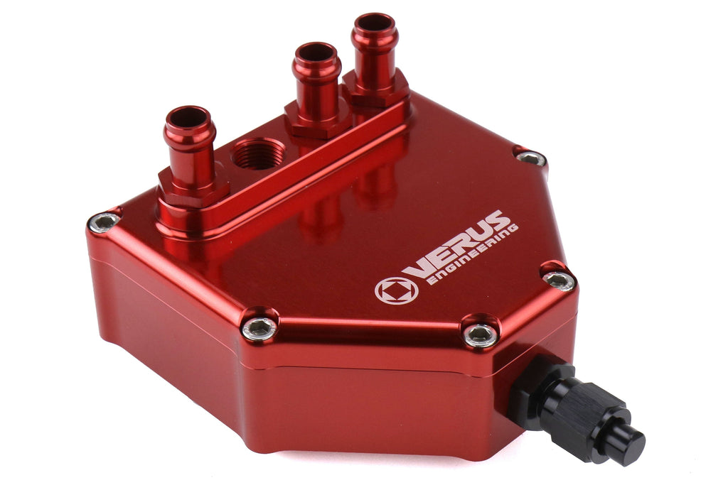 Verus Engineering Dual Air Oil Seperator Anodized Red - 2013-2021 Scion FR-S / Subaru BRZ / Toyota 86