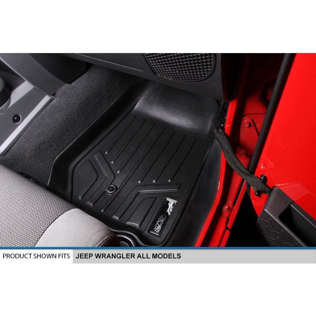 Smart TrimTM Floor Liners For 2007-2010 Jeep Wrangler Unlimited (4-Door)