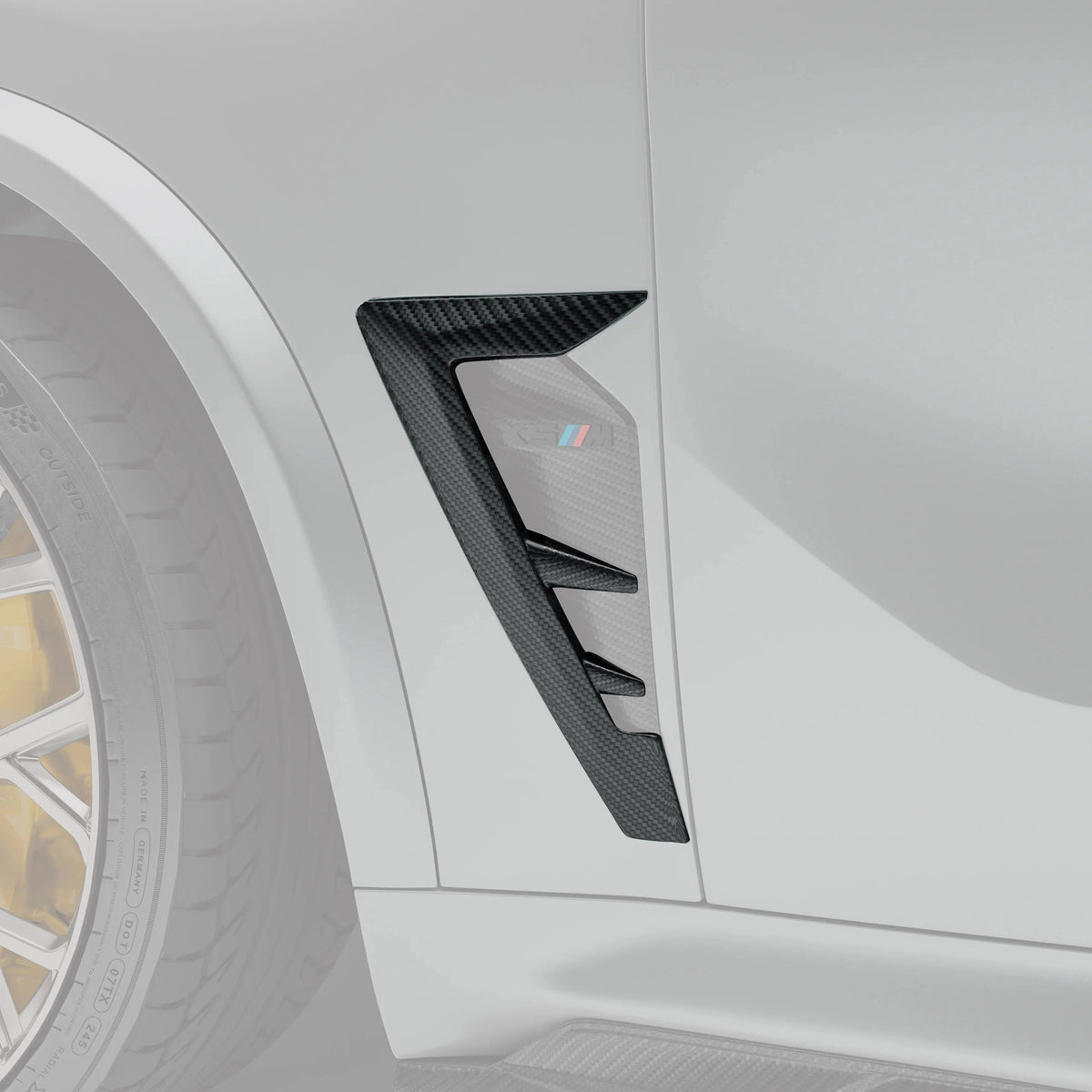 Revozport Carbon Fiber Side Fender Vents for BMW X5M F95 LCI (2023+)