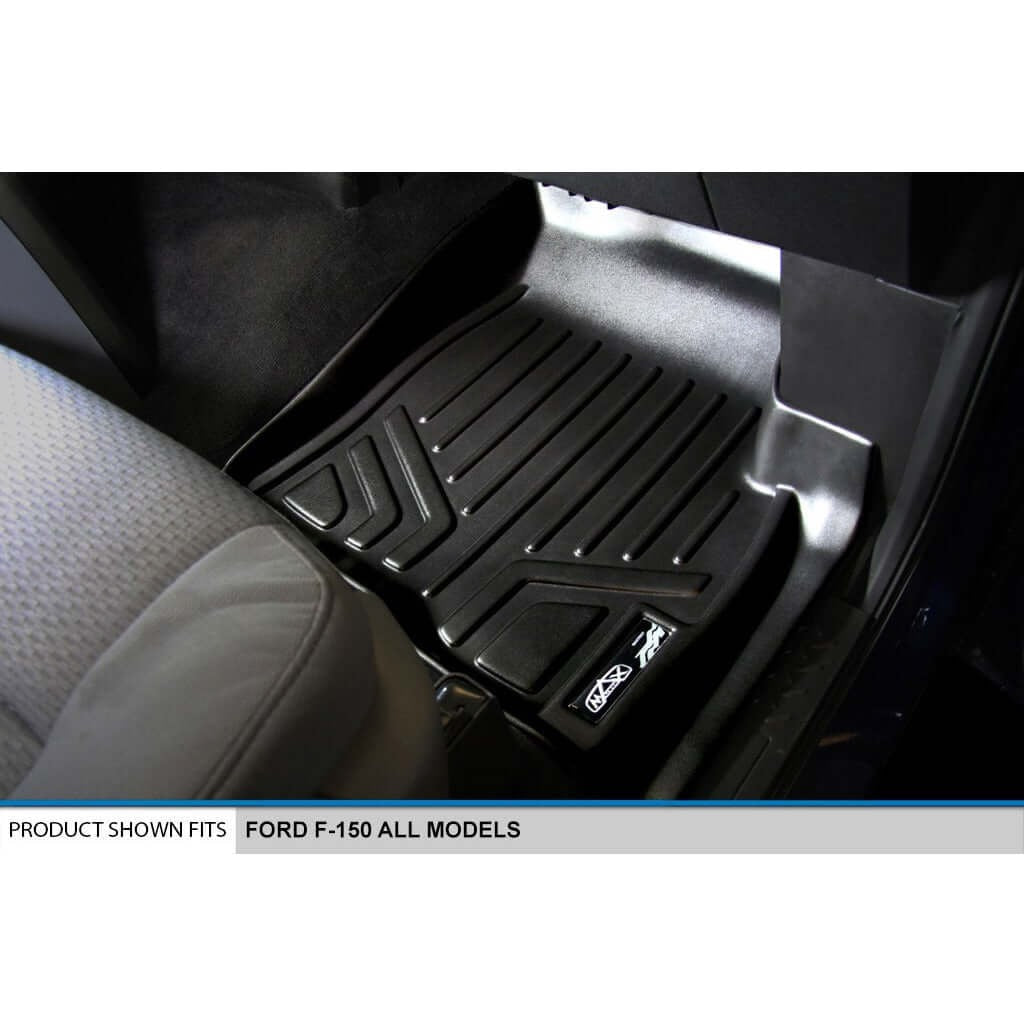 Smart TrimTM Floor Liners For 2011-2014 Ford F-150 SuperCab Non Flow Center Console