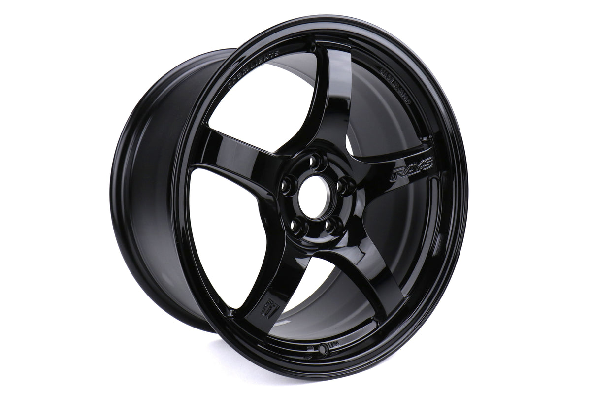Rays Gram Lights 57CR Glass Black 17x9 +38mm 5x100 (Sold As Pair) - 2013-2024 Subaru BRZ / Scion FR-S / Toyota GR86 / 2014-2018 Subaru Forester