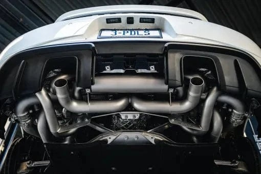Porsche 718 GT4 / Spyder / GTS Cayman Valved Exhaust System - Reuse (OEM) Factory Tips