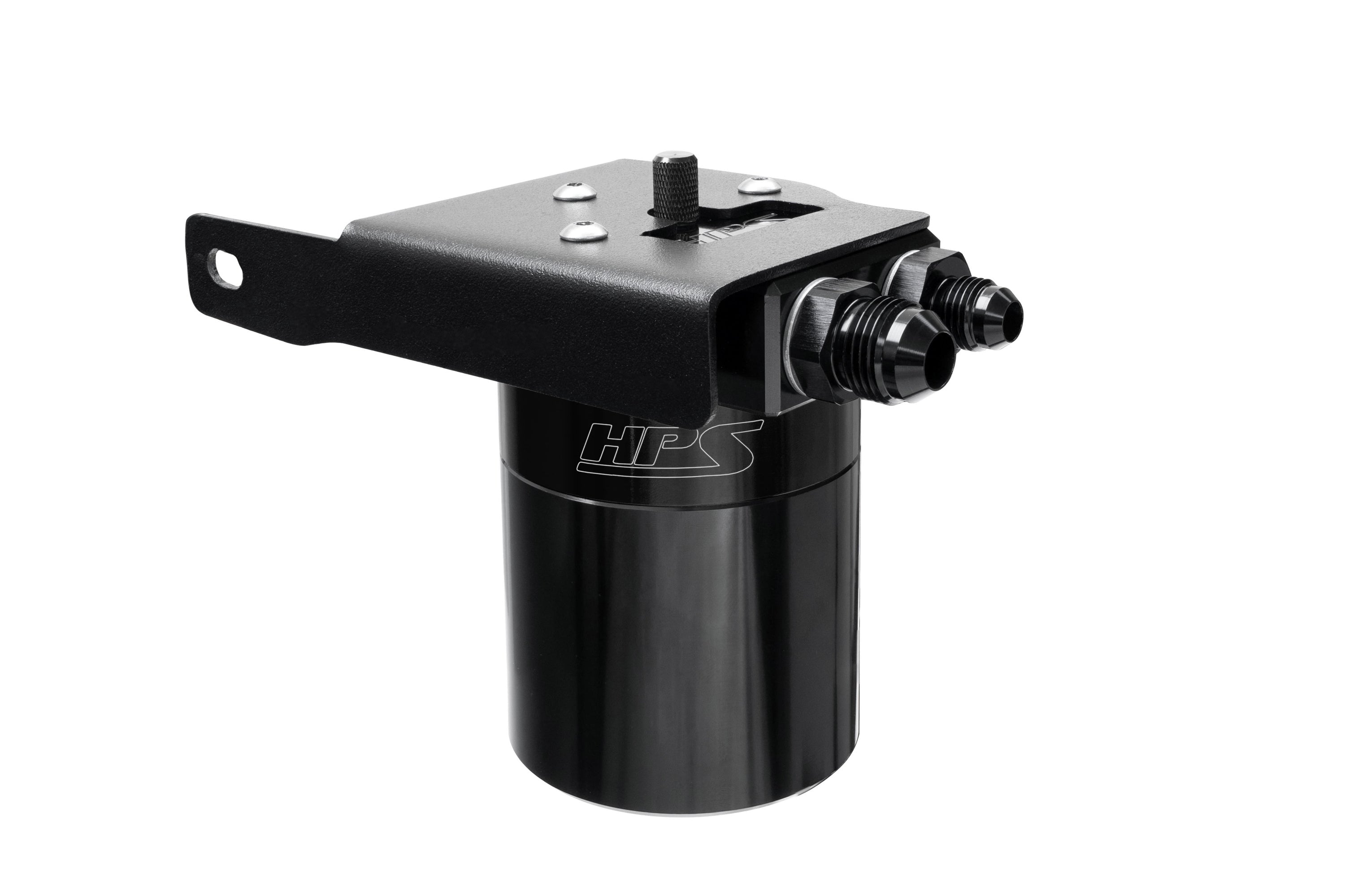 HPS Performance Aluminum Oil Catch Can Kit 2010-2012 Toyota Sequoia 4.6L V8, 860-033