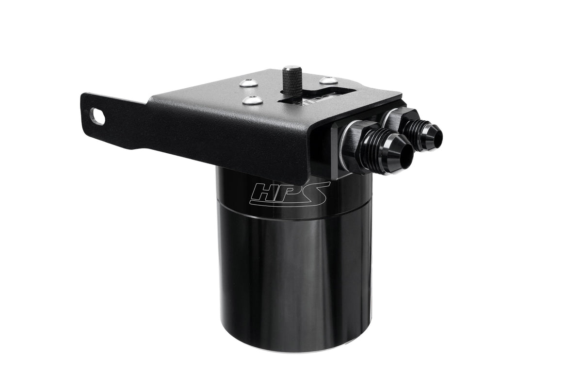 HPS Performance Aluminum Oil Catch Can Kit 2010-2019 Toyota Tundra 4.6L V8, 860-033