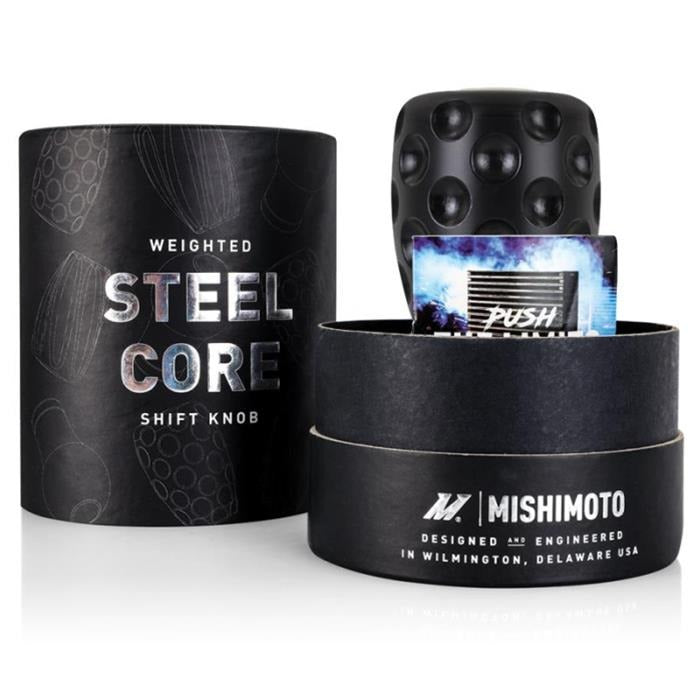 Mishimoto Weighted Steel Core Dimple Shift Knob - Universal