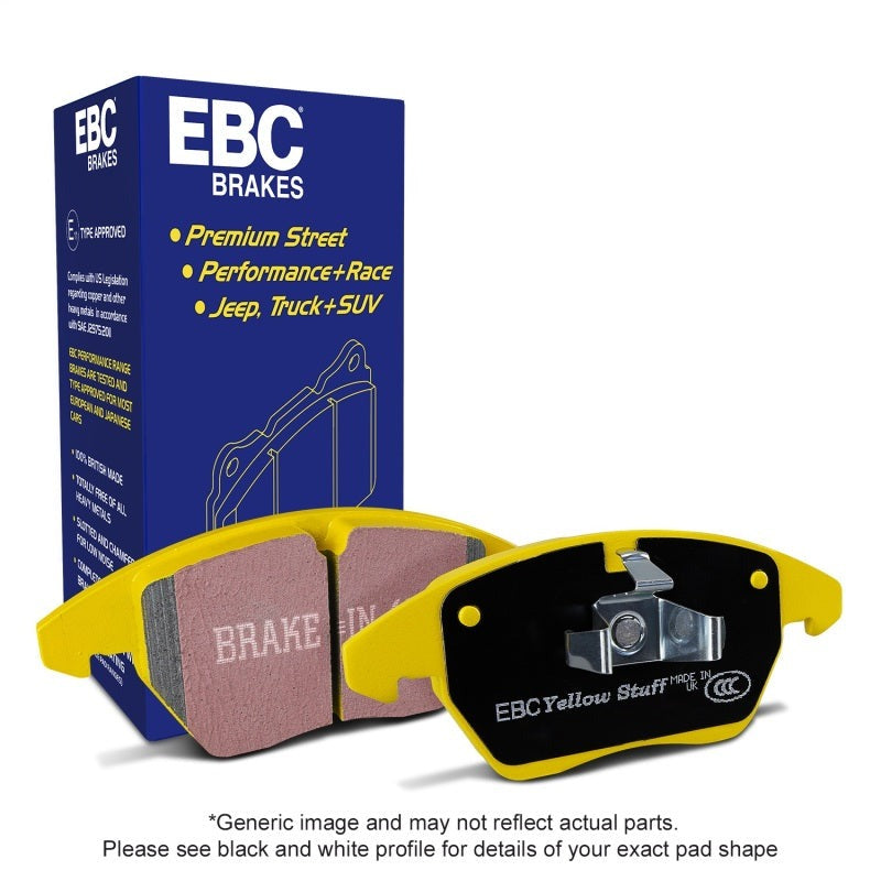 EBC Yellowstuff Front Brake Pads - 2017-2026 Subaru BRZ / Toyota GT/GR86 (Factory Brembo)