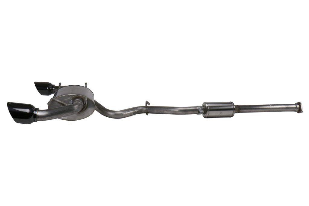 Corsa 2.5in Cat Back Exhuast System w/ Polished Black Tips - 2013-2016 Scion FR-S / 2013-2024 Subaru BRZ / 2017-2019 Toyota 86