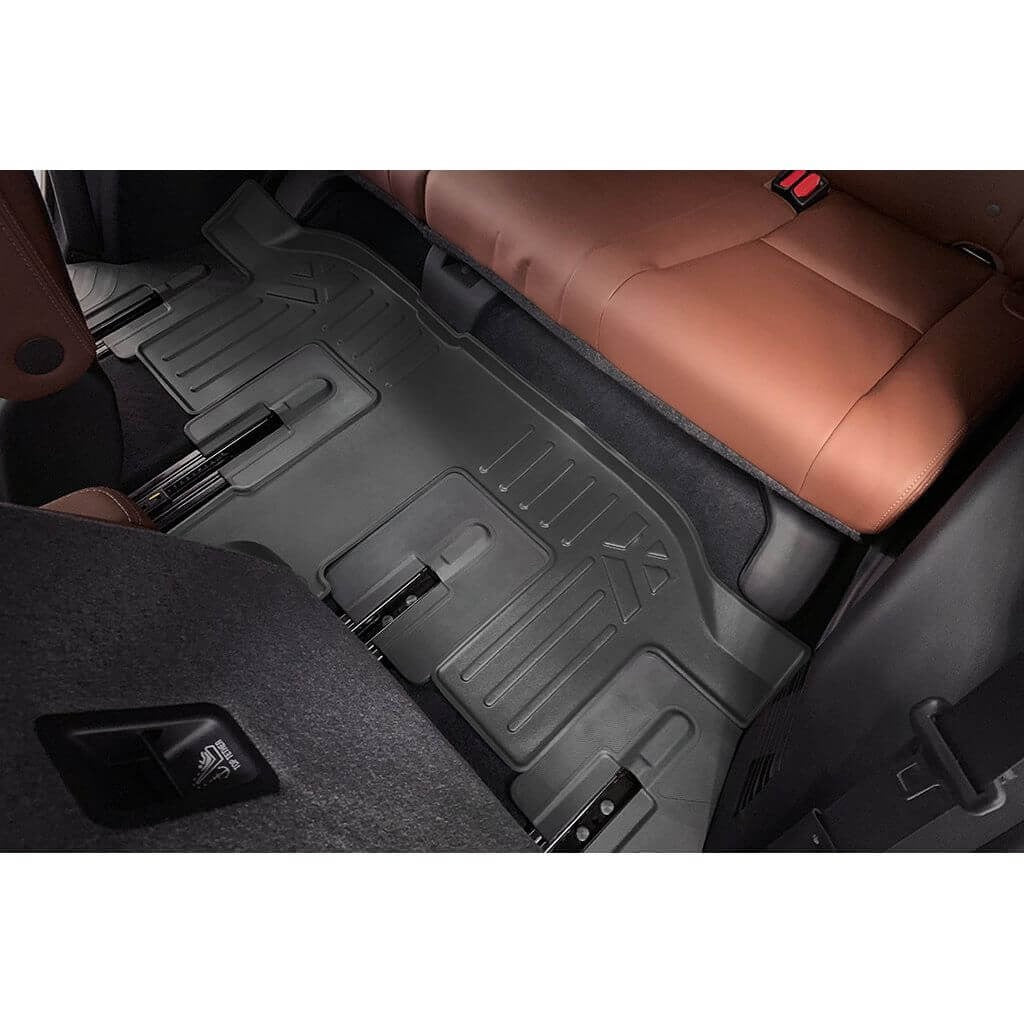 Smart TrimTM Floor Liners For 2019-2026 Subaru Ascent (2nd Row Bucket) and With Subwoofer in the Cargo Area