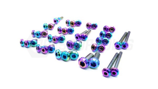 Fast Turn Fittings (Blue) Titanium Hardware Engine Kit - 2022-2024 Subaru BRZ / Toyota GR86