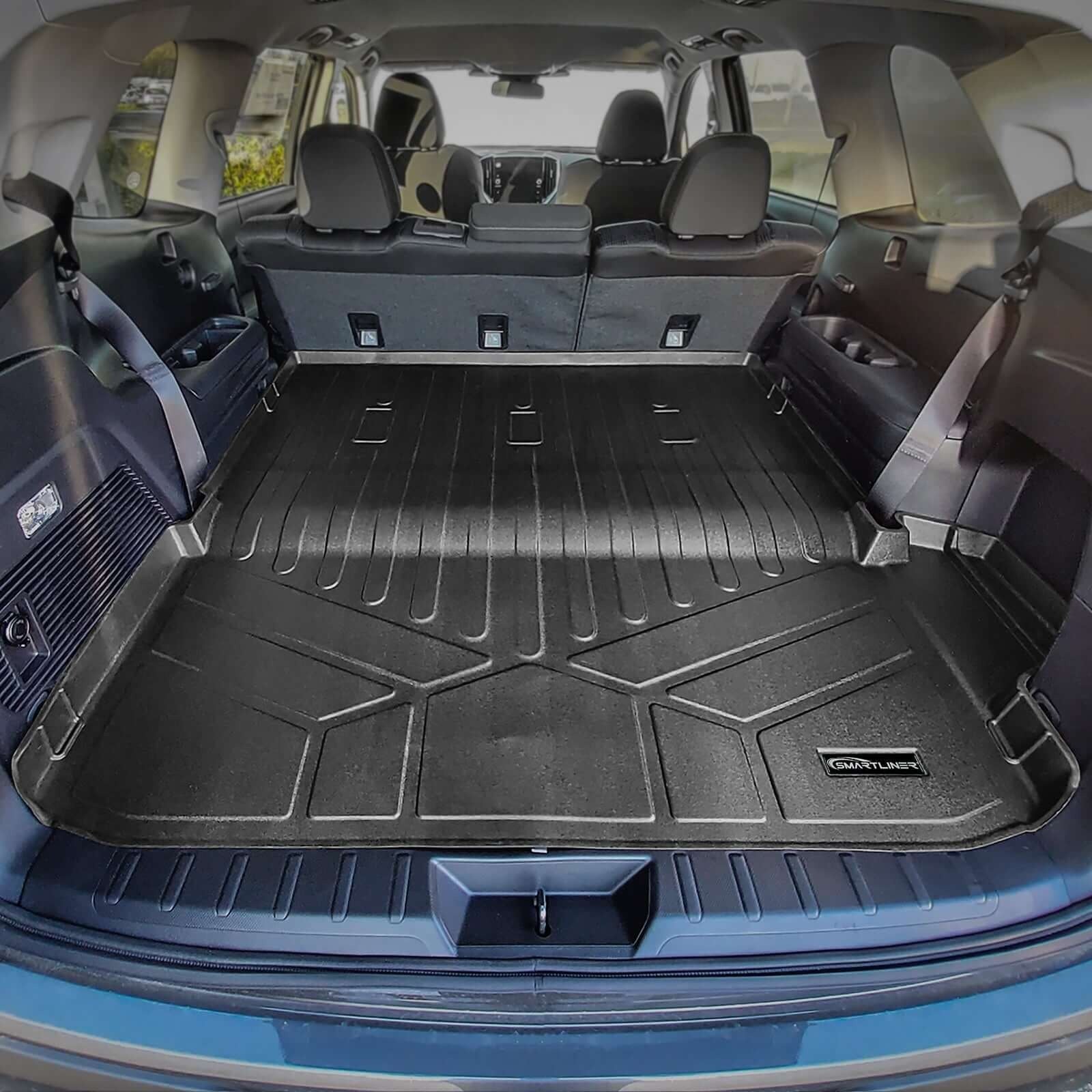 Smart TrimTM Floor Liners For 2019-2026 Subaru Ascent (2nd Row Bench) and With Subwoofer in the Cargo Area