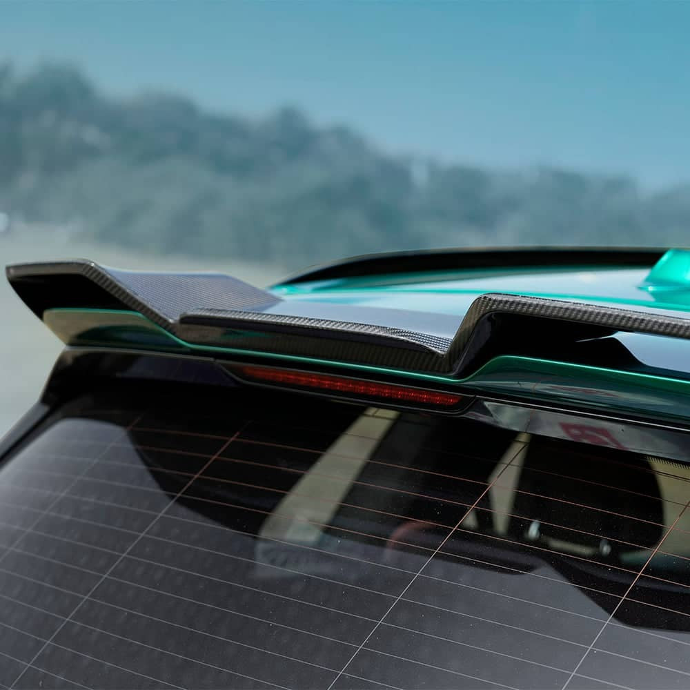 X5M F95 SQ Style Dry Carbon Fiber Roof Spoiler
