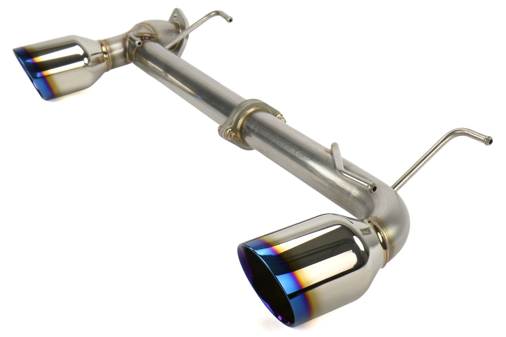 Remark Axle Back Exhaust Muffler Delete w/ Burnt Stainless Steel Double Wall Tips - 2013-2016 Scion FR-S / 2013-2016 Subaru BRZ