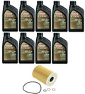 BMW E9X M3 Engine Engine Oil Filter Service Kit By Castrol 10W60 (2008-2013) 83215A2AFD7