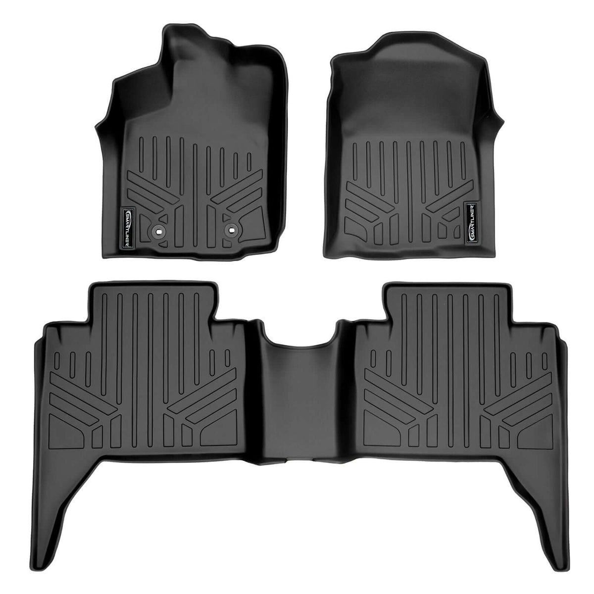 SmartCoverageTM Floor Liners For 2016-2017 Toyota Tacoma Double Cab
