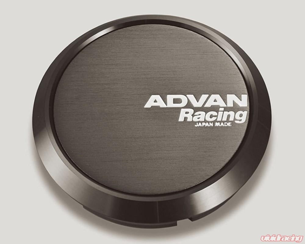 Advan Racing 73mm Flat Center Cap (Dark Bronze w/ White Letters) - Universal