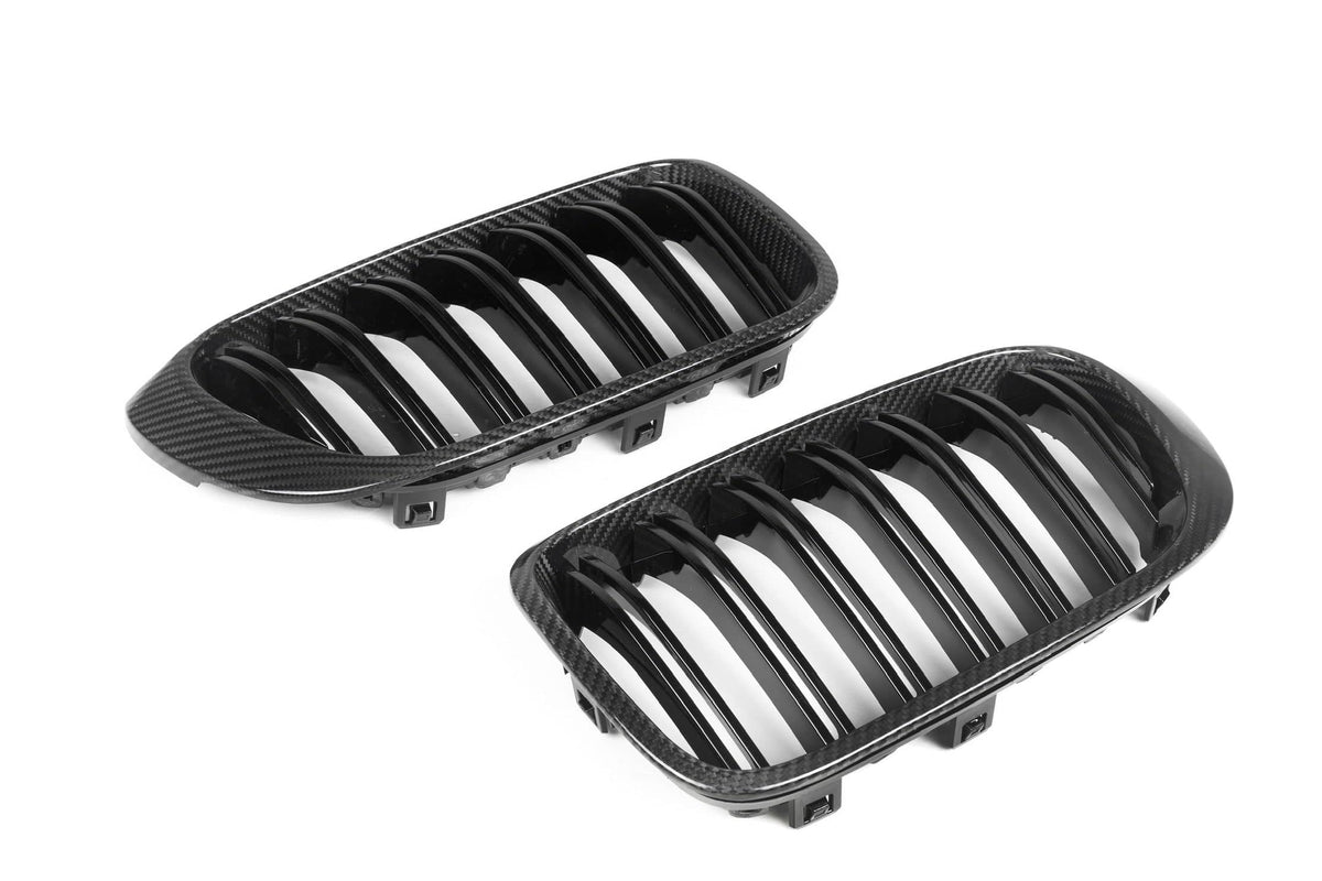 X3/X4 F25/F26 LCI Double Slat Dry Carbon Fiber Grill