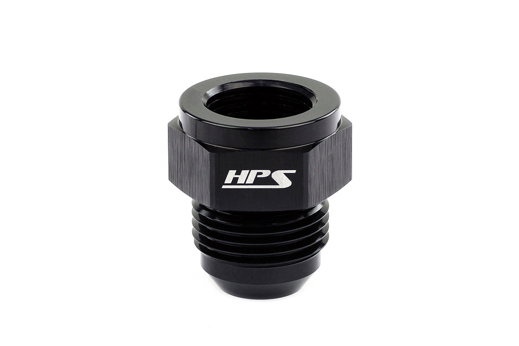 HPS Performance Female AN to Male AN Flare Expander Adapter, Aluminum, Black