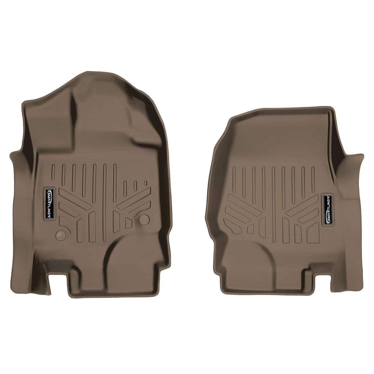 SmartCoverageTM Floor Liners For 2015-2026 Ford F-150 (1st Row Bucket) & OEM 2nd Row Under Seat Storage