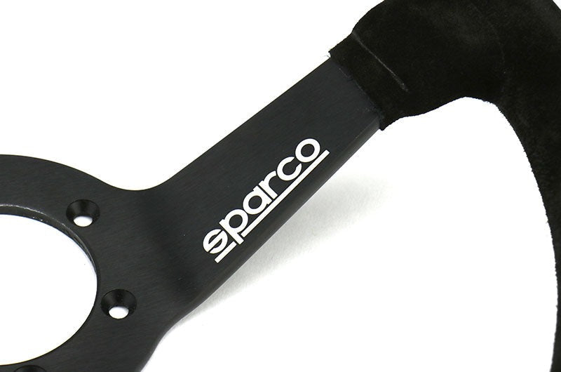 Sparco R 345 Black Suede Steering Wheel - Universal