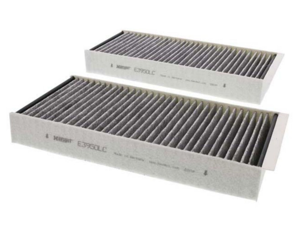 Mini Cooper Charcoal Activated Cabin Air Filter Set By Hengst 64116823725